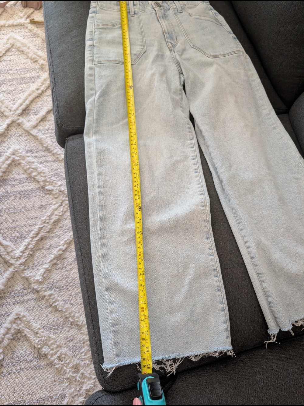 Kensie Light Wash Straight Leg Jeans - Picture 6 of 6